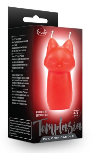 Красная БДСМ-свеча в форме злой кошки Fox Drip Candle фото 2