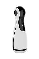 Белый инновационный мастурбатор Good night с имитацией орального секса