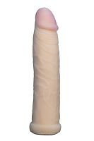 Телесная насадка Harness из неоскин - 17,4 см.