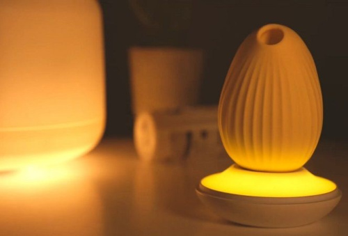 Желтый вакуум-волновой стимулятор с вибрацией и базой-ночником Cuddly Bird фото 8