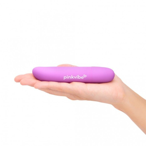 Фиолетовый вибромассажер Pink Vibe для стимуляции точки G и клитора - 12,2 см. фото 3