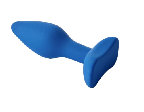 Синяя анальная пробка Matter S - 9 см. фото 2