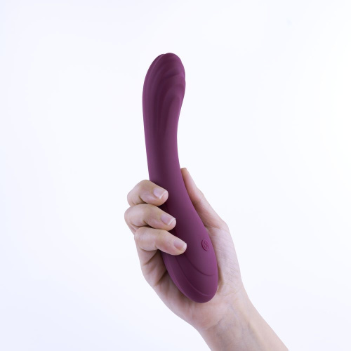 Фиолетовый вибратор Selove CurveRush для симуляции точки G - 20,3 см. фото 2