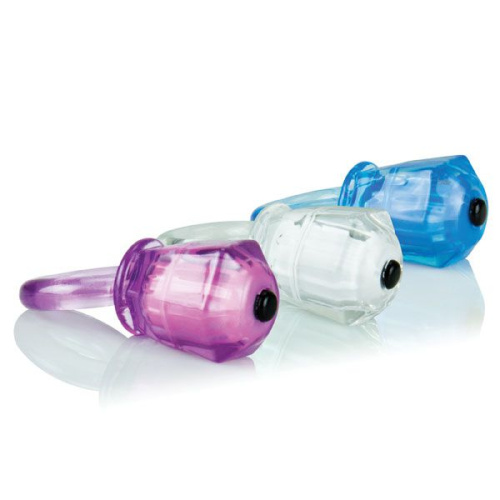 Виброкольцо на пенис с большим бриллиантом Bling O фото 3