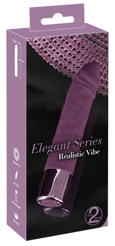 Фиолетовый вибратор-реалистик Realistic Vibe - 14,3 см. фото 8