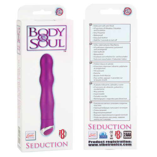 Розовый вибратор Body&Soul Seduction фото 5 Розовый вибратор Body&Soul Seduction фото 5