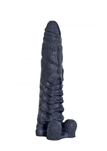 Чёрный фаллоимитатор-гигант  Аватар  - 31 см. фото 3