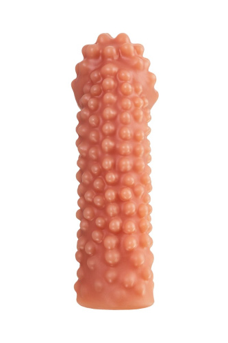 Реалистичная насадка на пенис с бугорками - 16,5 см. фото 5