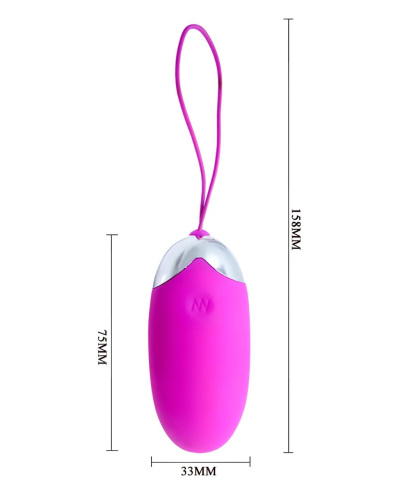 Лловое перезаряжаемое виброяйцо с пультом ДУ фото 6 Лловое перезаряжаемое виброяйцо с пультом ДУ фото 6