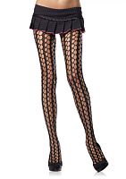 Колготки с сетчатым рисунком
