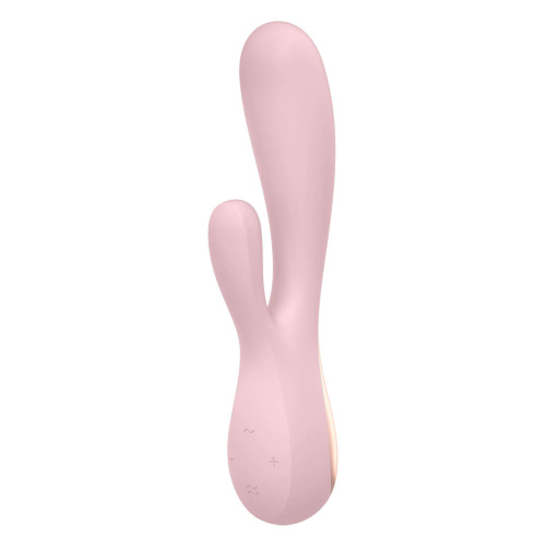 Розовый вибратор-кролик Satisfyer Mono Flex с управлением через приложение - 20,4 см. Розовый вибратор-кролик Satisfyer Mono Flex с управлением через приложение - 20,4 см.