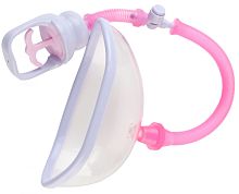 Помпа для клитора с удобным рычажком для откачки воздуха