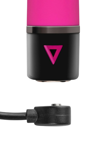 Розовый силиконовый мини-вибратор Lil Gspot - 13 см. фото 9