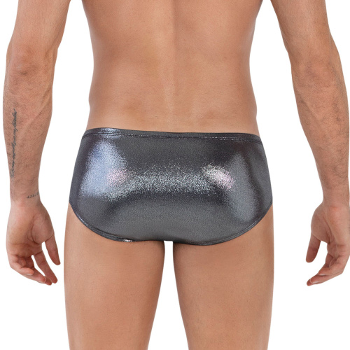 Серебристые трусы-брифы Chakra Latin Brief фото 3