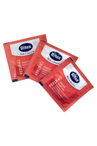 Презервативы анатомической формы с накопителем RITEX PERFECT FIT - 3 шт. фото 2