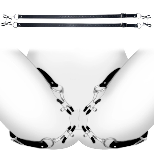 Ремни с зажимами для половых губ Spread Labia Spreader Straps with Clamps фото 4