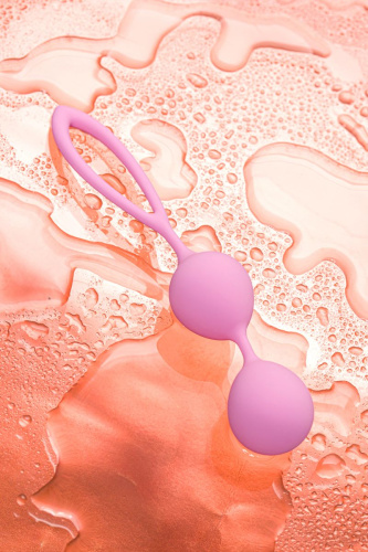 Розовые вагинальные шарики Lotus фото 6