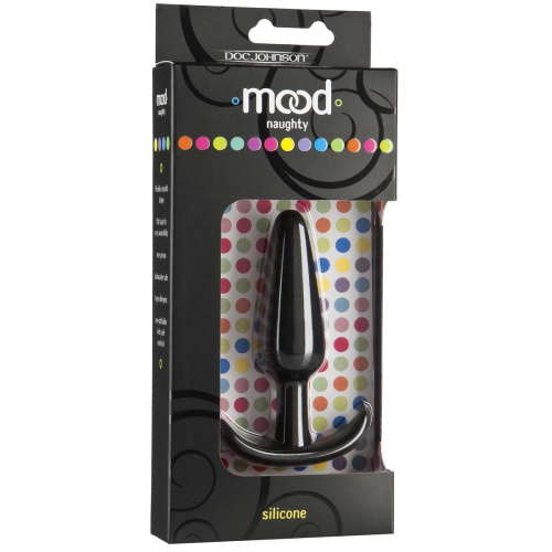 Анальная пробка для ношения Mood Naughty 3.5  Silicone - 8,9 см. фото 2