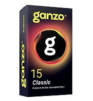 Классические презервативы с обильной смазкой Ganzo Classic - 15 шт.