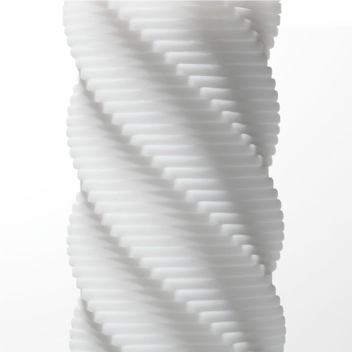 Белый 3D мастурбатор SPIRAL фото 3