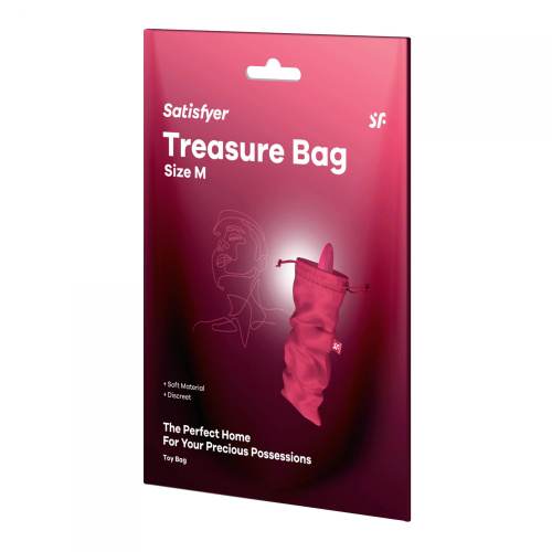 Розовый мешочек для хранения игрушек Treasure Bag M фото 2