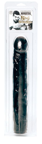 Чёрный фаллоимитатор BIG BONANZA 13 BLACK BUTT PLUG - 33 см. фото 2