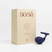 Синий вибростимулятор на пальцы Lunar