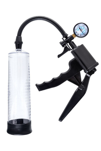 Прозрачная механическая помпа для пениса Viggo Прозрачная механическая помпа для пениса Viggo