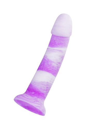 Фиолетовый фаллоимитатор Neil - 18 см. фото 4