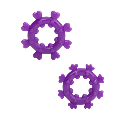 Набор из двух фиолетовых эрекционных колец MAGIC LOVE RINGS фото 2
