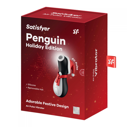 Вакуум-волновой стимулятор клитора Penguin Holiday Edition фото 2