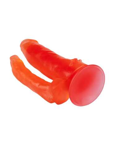 Фаллоимитатор гелевый для анально-вагинальной стимуляции - 17 см. фото 5