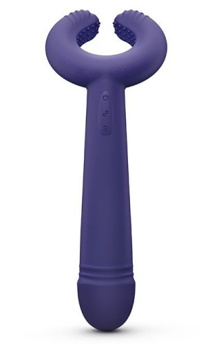 Темно-синий вибратор для пар Please Me Multi Vibrator Темно-синий вибратор для пар Please Me Multi Vibrator