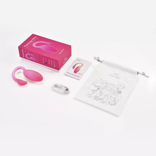 Розовый вибратор Magic Motion Flamingo Max фото 4
