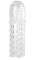Прозрачная закрытая гелевая насадка - 13,5 см.