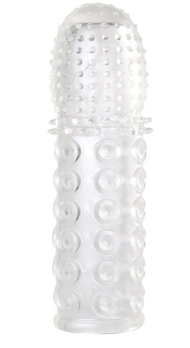 Прозрачная закрытая гелевая насадка - 13,5 см. Прозрачная закрытая гелевая насадка - 13,5 см.