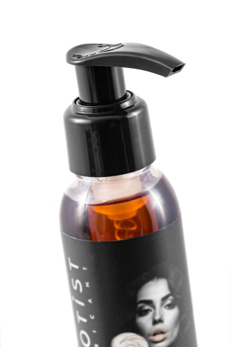 Разогревающее массажное масло Erotist Caramel Club с ароматом пралине - 100 мл. фото 5