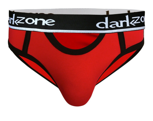 Красные мужские трусы-брифы с вырезом фото 4 Красные мужские трусы-брифы с вырезом фото 4