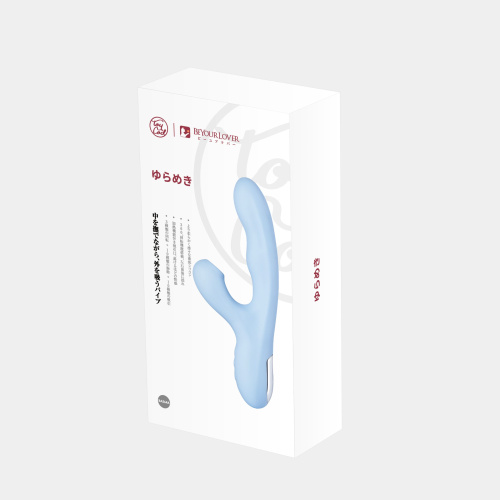 Голубой вибратор с ротацией и вакуумной стимуляцией BeYourLover Rosubi фото 6