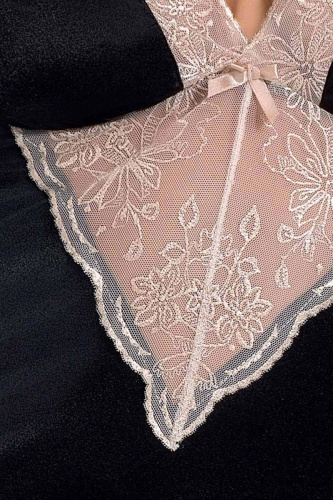 Соблазнительная сорочка с кружевами на лифе Lotus фото 2