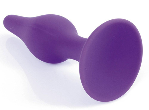 Фиолетовая анальная втулка Silcone Purple Plug Medium - 11 см. фото 3 Фиолетовая анальная втулка Silcone Purple Plug Medium - 11 см. фото 3