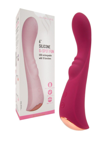 Малиновый вибратор для G-стимуляции - 19,1 см. фото 2 Малиновый вибратор для G-стимуляции - 19,1 см. фото 2