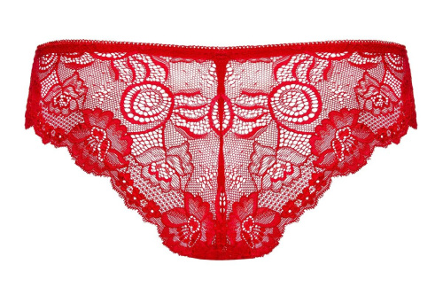 Красные кружевные трусики Secred с цветочным узором фото 4 Красные кружевные трусики Secred с цветочным узором фото 4