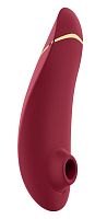 Бордовый клиторальный стимулятор Womanizer Premium 2