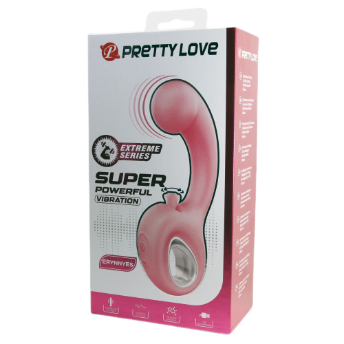 Розовый вибратор для точки G с подвижным язычком Erynnyes - 15,4 см. фото 2 Розовый вибратор для точки G с подвижным язычком Erynnyes - 15,4 см. фото 2