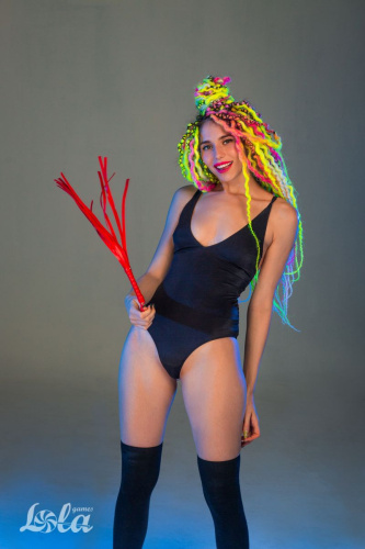 Красная плеть Party Hard Risque - 63,5 см. фото 4