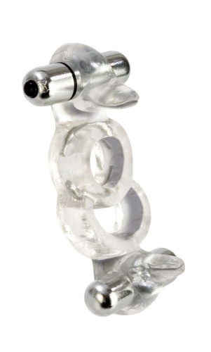 Кольцо на пенис 4 удовольствия в одном Кольцо на пенис 4 удовольствия в одном