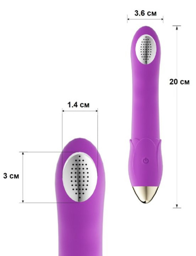 Фиолетовая насадка для мастурбации в душе Dush фото 5