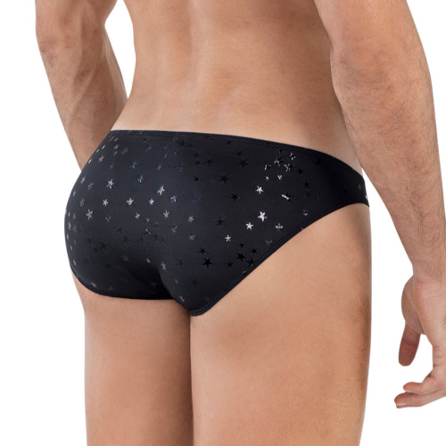 Черные трусы-слипы со звездочками Illusion Brief Bikini фото 3