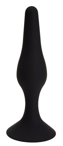 Черная анальная пробка Gravity - 15,5 см. Черная анальная пробка Gravity - 15,5 см.
